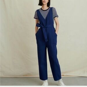 Alex Mill Ollie Cropped Denim Jumpsuit